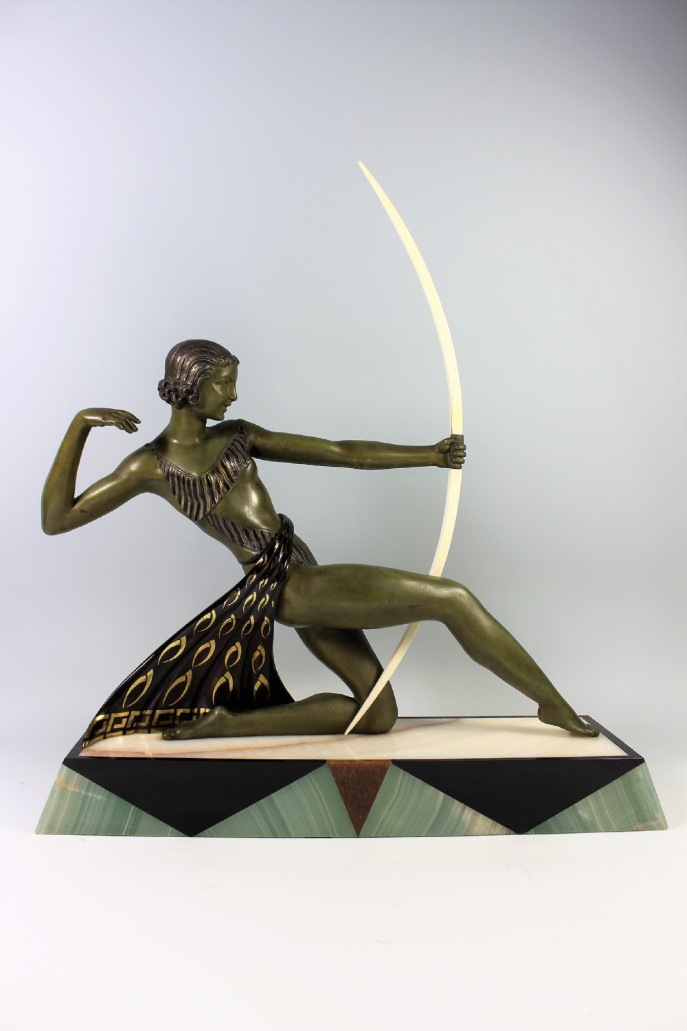 french art deco diana with bow by uriano c192030