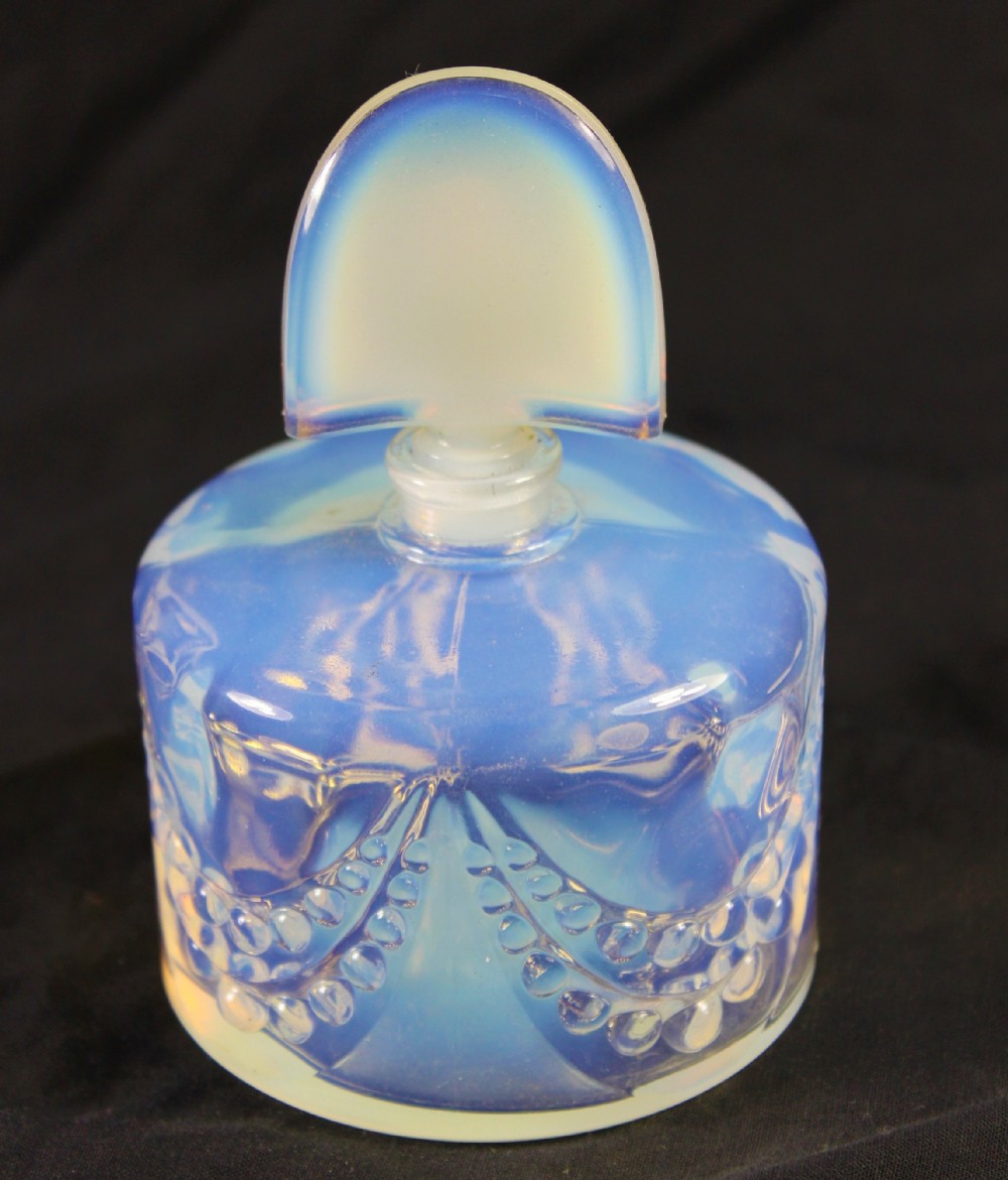 sabino french art deco opalescent perfume bottle c1930s