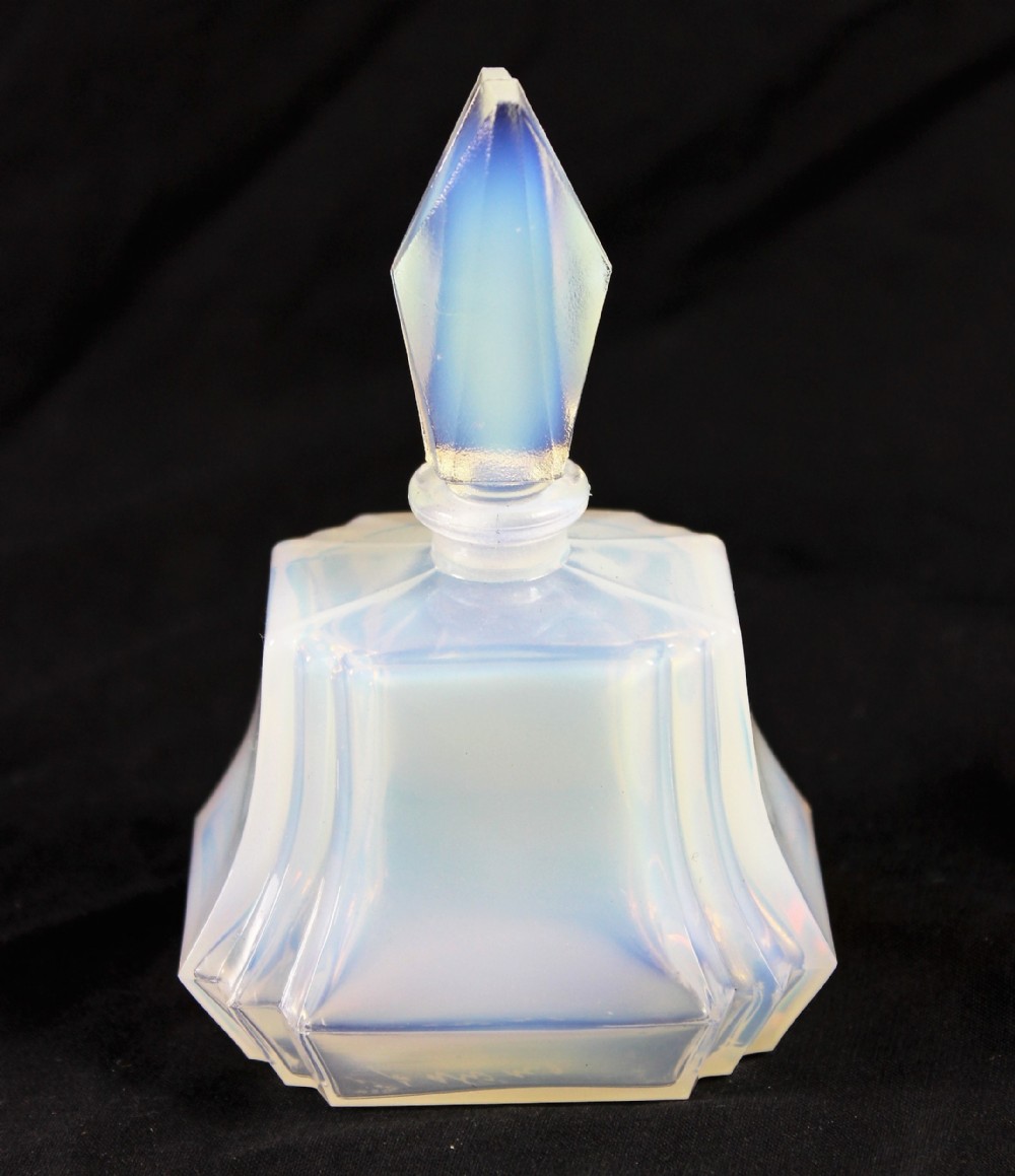 sabino french art deco opalescent perfume bottle c1930s