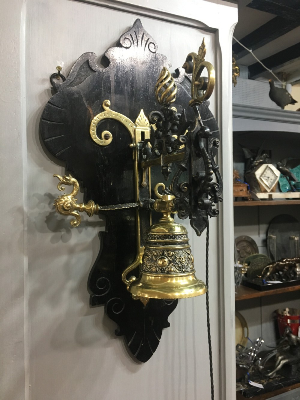 victorian pull door bell