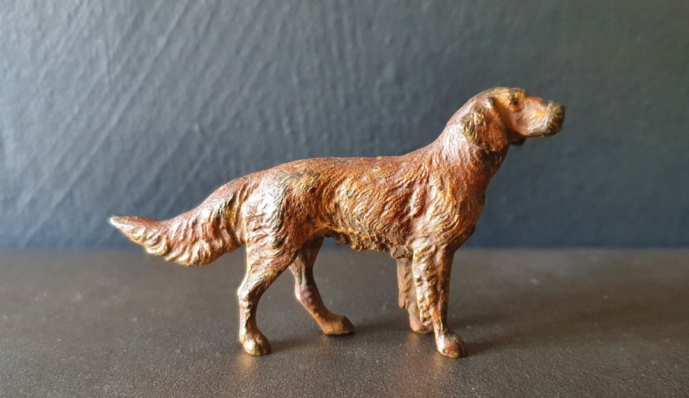 austrian cold painted bronze setter labrador dog c191020