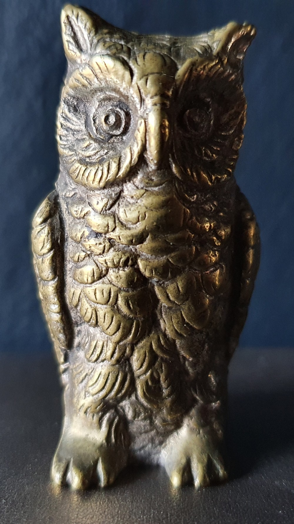 small bronze owl c1910