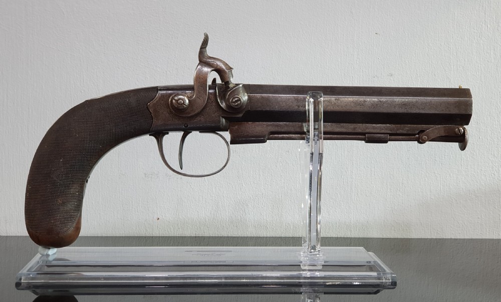 officer's sidelock percussion pistol alexander martin of glasgow 19th century