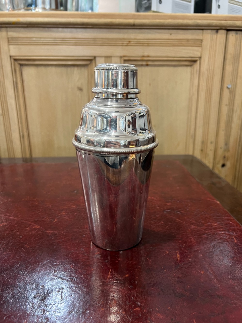 mappin webb silver plated cocktail shaker c1930s