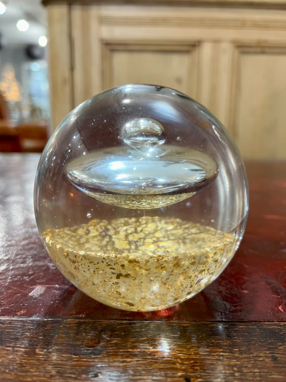 glass paperweight