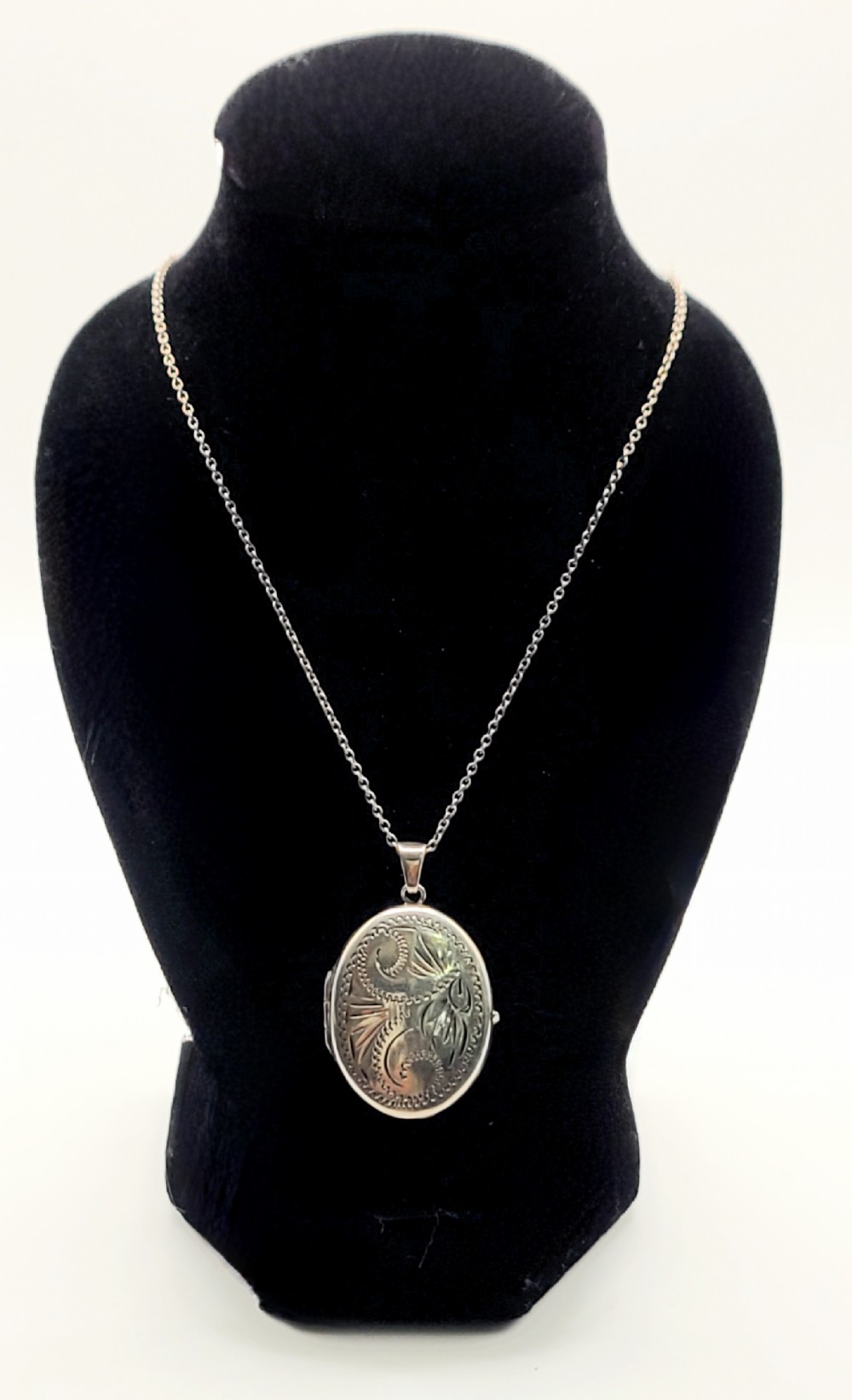 sterling silver locket chain